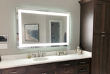 LED Bathroom Vanity Mirror Rectangular Front Lighted 36x32 C