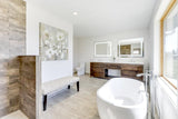 LED Bathroom Vanity Mirror Rectangular Front Lighted 36x32 D