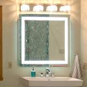 LED Bathroom Vanity Mirror Rectangular Front Lighted 36x36 B