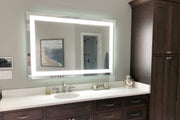 LED Bathroom Vanity Mirror Rectangular Front Lighted 60x40 C