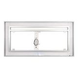 Front-Lighted LED Bathroom Vanity Mirror: 72" Wide x 36" Tall - Rectangular - Wall-Mounted