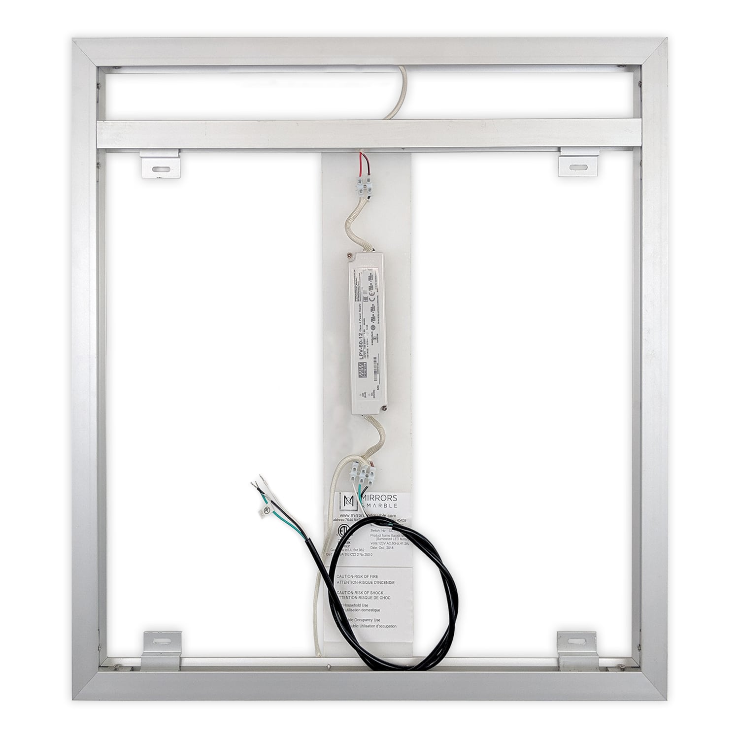 LED Mirror (Side-Lighted) 36" x 40" (or 40" x 36")