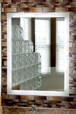 Side-Lighted LED Bathroom Vanity Mirror: 36" Wide x 44" Tall - Rectangular - Wall-Mounted