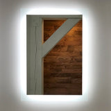 Side-Lit LED Bathroom Mirror 40" x 48" Rectangle