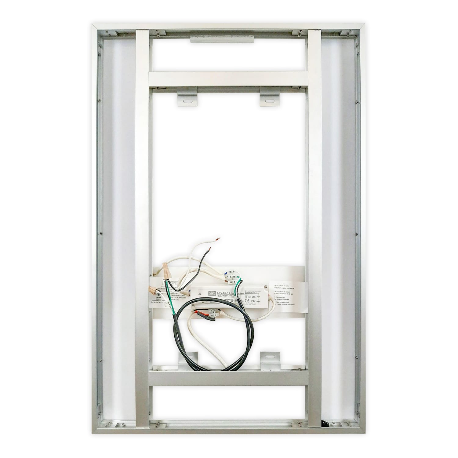 LED Mirror (Front-Lighted Bars) 24" x 36"
