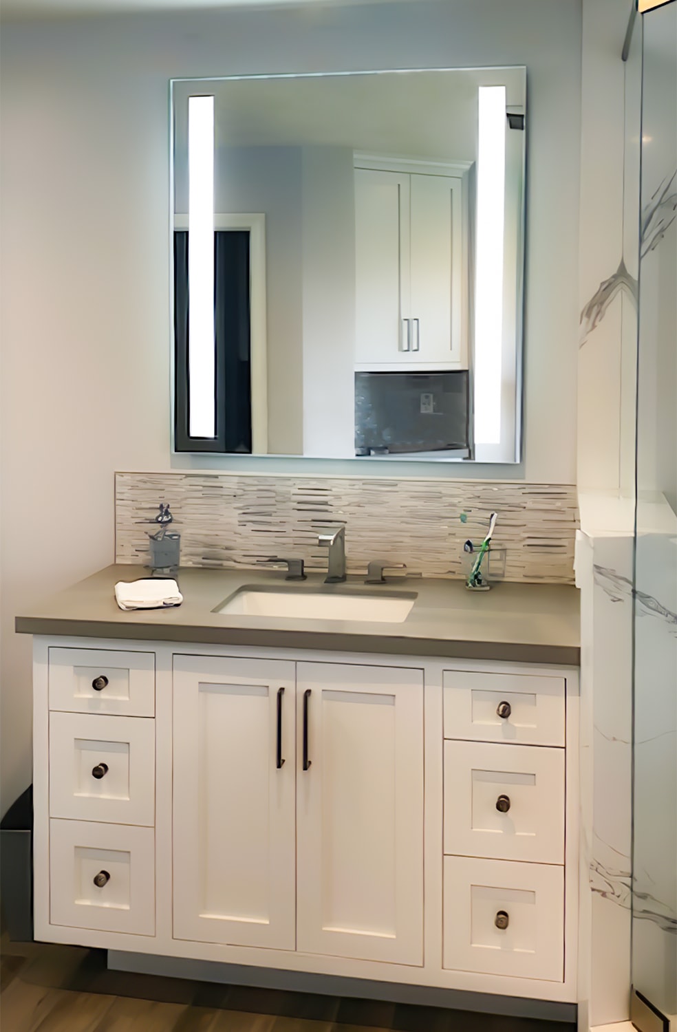 Custom Cut Mirror Glass  Custom Vanity and Beveled Mirrors