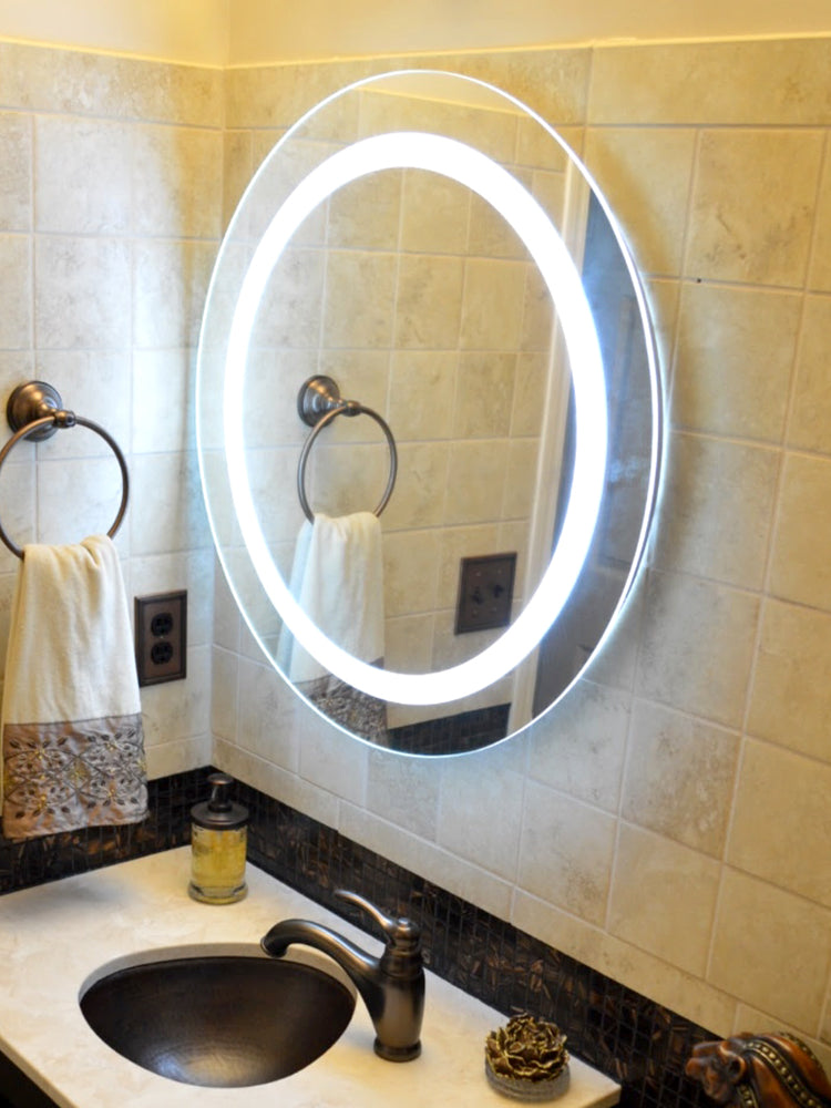 LED Mirror (Front-Lighted Round) 24" x 24"