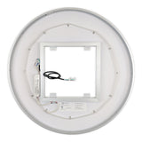Front-Lighted LED Bathroom Vanity Mirror: 24" Wide x 24" Tall - Round - Wall-Mounted