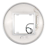 Side-Lighted LED Bathroom Vanity Mirror: 32" Wide x 32" Tall - Round - Wall-Mounted