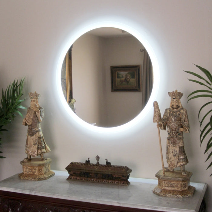 Lakeland • Side-Lit Round Mirror • 36" Round • 2 Piece